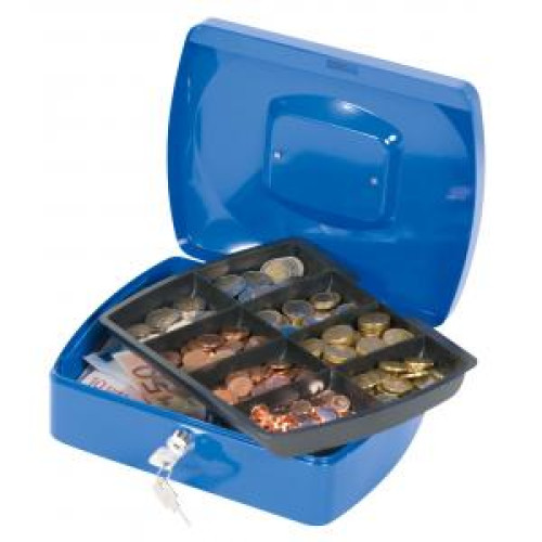 Pokladnička Q-CONNECT 255x85x200mm modrá Pokladnička Q-CONNECT 255x85x200mm modrá