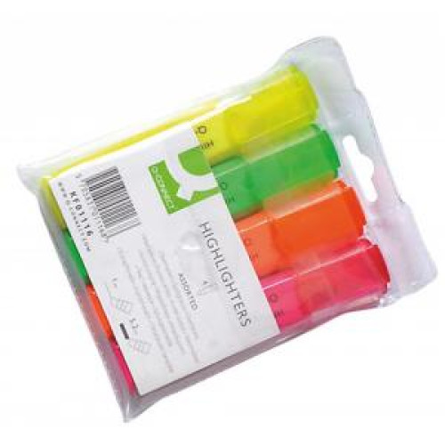 Sada zvýrazňovačov Q-CONNECT 4S Sada zvýrazňovačov Q-CONNECT 4S