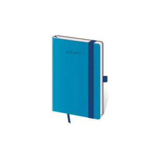 Diár Flexies týždenný vreckový 9x14cm modrý 2024 Diár Flexies týždenný vreckový 9x14cm modrý 2024