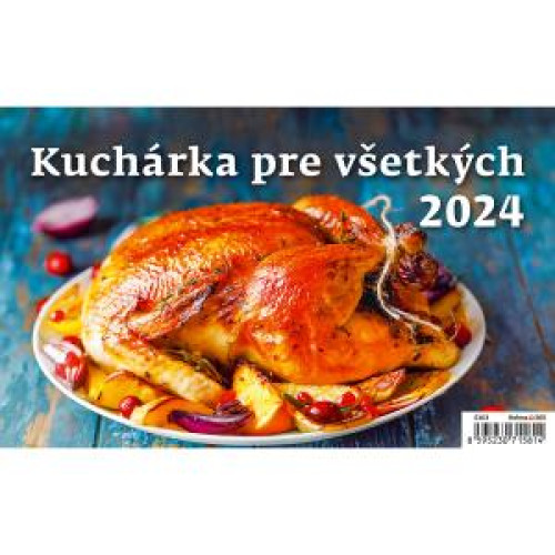 Stolový kalendár Kuchárka pre všetkých 2024
