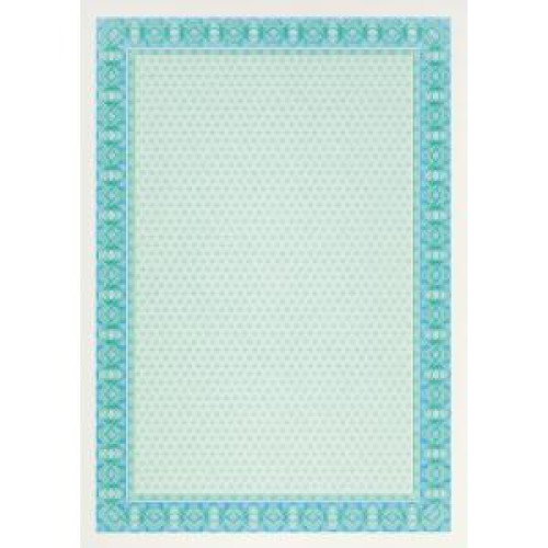 Certifikačný papier APLI, A4, tyrkysový, 115g, 25 hárkov Certifikačný papier APLI, A4, tyrkysový, 115g, 25 hárkov