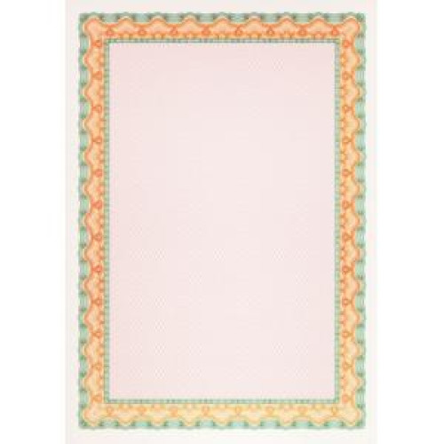 Certifikačný papier APLI, A4, oranžovo-zelený, 115 g, 25 hárkov Certifikačný papier APLI, A4, oranžovo-zelený, 115 g, 25 hárkov