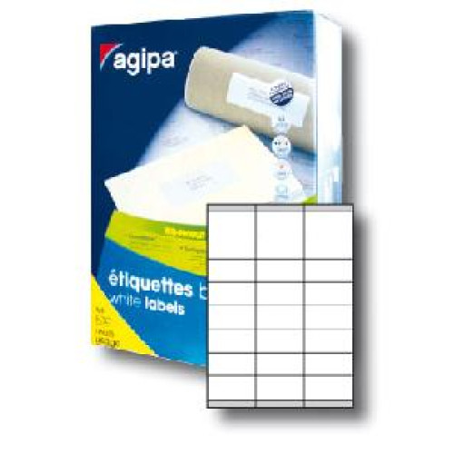 Etikety univerzálne 70x35mm Agipa A4 500 hárkov Etikety univerzálne 70x35mm Agipa A4 500 hárkov