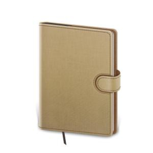 Diár Flip denný B6 12x16,5cm béžovo/hnedý 2024 Diár Flip denný B6 12x16,5cm béžovo/hnedý 2024