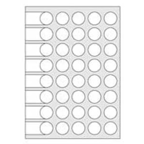 Etikety kruhové 24mm Agipa A5 biele Etikety kruhové 24mm Agipa A5 biele