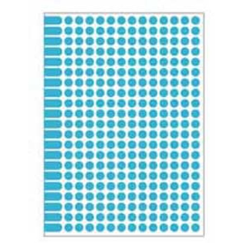 Etikety kruhové 8mm Agipa A5 modré Etikety kruhové 8mm Agipa A5 modré