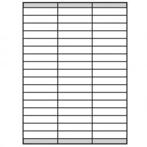 Etikety univerzálne 70x16,9mm Agipa A4 100 hárkov