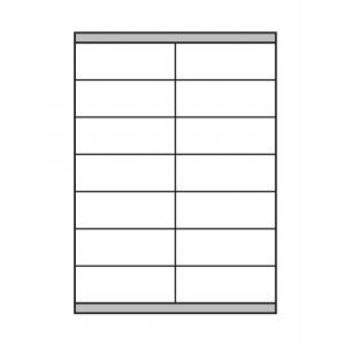 Etikety univerzálne 105x40mm Agipa A4 100 hárkov Etikety univerzálne 105x40mm Agipa A4 100 hárkov
