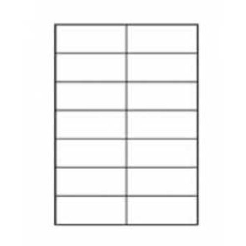 Etikety univerzálne 105x42,4mm Etibox A4 100 hárkov Etikety univerzálne 105x42,4mm Etibox A4 100 hárkov