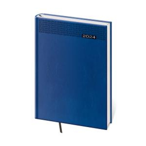 Diár Gommato denný A5 14,3 x 20,5 cm modrý 2024 Diár Gommato denný A5 14,3 x 20,5 cm modrý 2024
