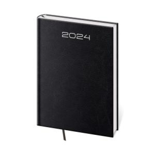 Diár Old Karachi týždenný A5 14,3x20,5 cm čierny 2024 Diár Old Karachi týždenný A5 14,3x20,5 cm čierny 2024