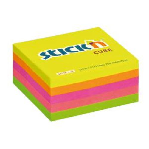 Samolepiaci bloček mini, 51x51 mm, žltý, mix Samolepiaci bloček mini, 51x51 mm, žltý, mix