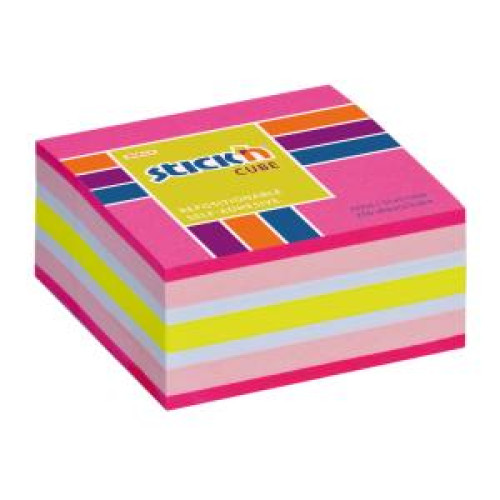 Samolepiaci bloček mini, 51x51 mm, ružový mix Samolepiaci bloček mini, 51x51 mm, ružový mix