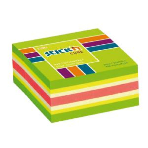 Samolepiaci bloček mini, 51x51 mm, zelený mix Samolepiaci bloček mini, 51x51 mm, zelený mix