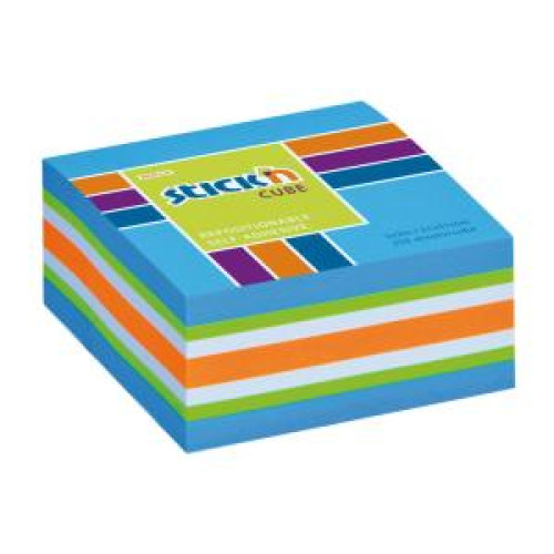 Samolepiaci bloček mini, 51x51 mm, modrý mix Samolepiaci bloček mini, 51x51 mm, modrý mix