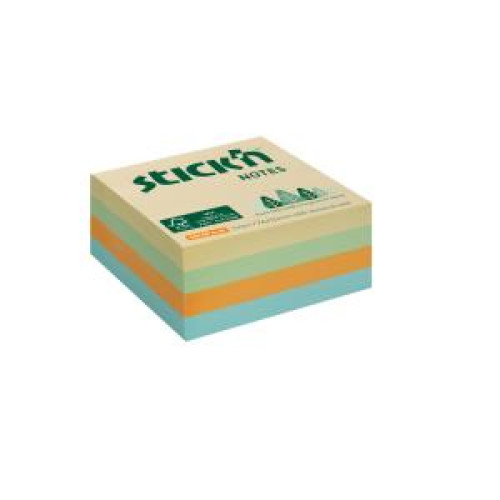 Samolepiaca kocka 76x76mm lúčny mix pastelových farieb 400 lístkov Samolepiaca kocka 76x76mm lúčny mix pastelových farieb 400 lístkov