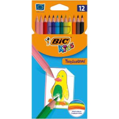 Farbičky BIC Tropicolors 12ks Farbičky BIC Tropicolors 12ks