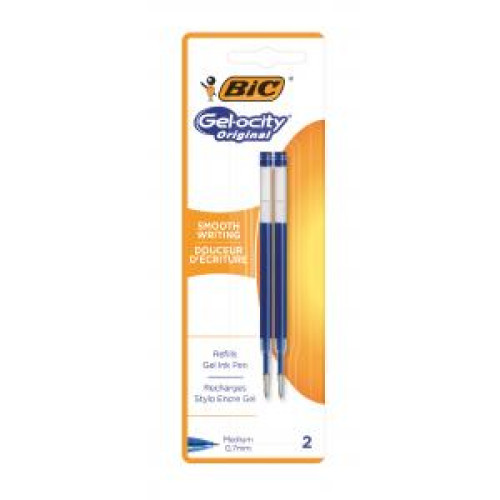 Náhradná náplň do gélového rollera BIC Gel modrá 2ks Náhradná náplň do gélového rollera BIC Gel modrá 2ks