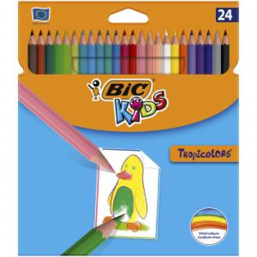 Farbičky BIC Tropicolors 24ks Farbičky BIC Tropicolors 24ks