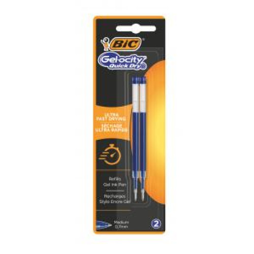Náhradná náplň do gélového rollera BIC Gelocity QUICKDRY Modrá 2ks Náhradná náplň do gélového rollera BIC Gelocity QUICKDRY Modrá 2ks
