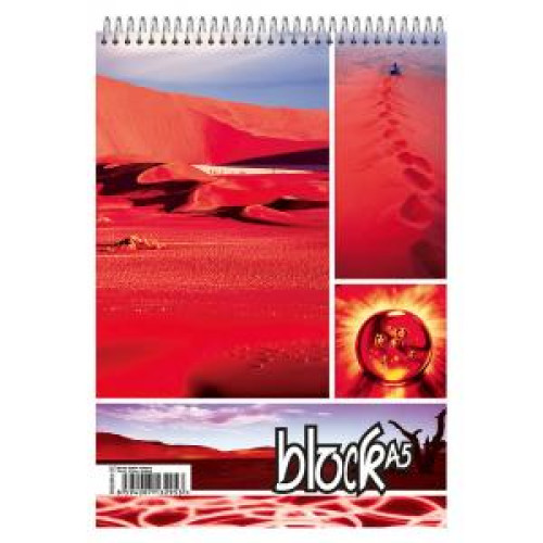 Blok poznámkový Krpa A5 50 listov linajkový horná špirála Blok poznámkový Krpa A5 50 listov linajkový horná špirála