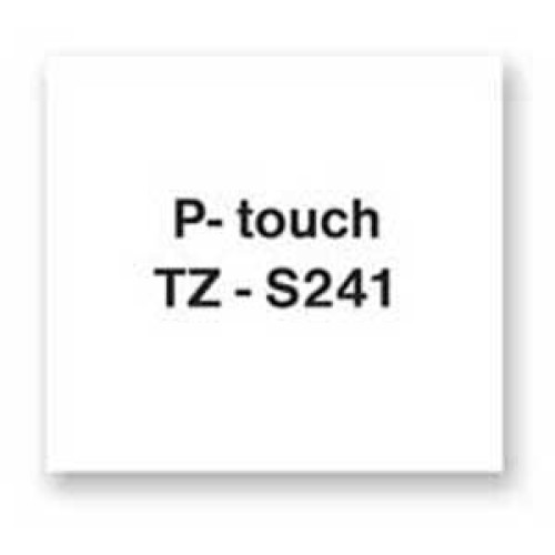 Samolepiaca páska Brother TZe-S241 18 mm biela/čierna Samolepiaca páska Brother TZe-S241 18 mm biela/čierna
