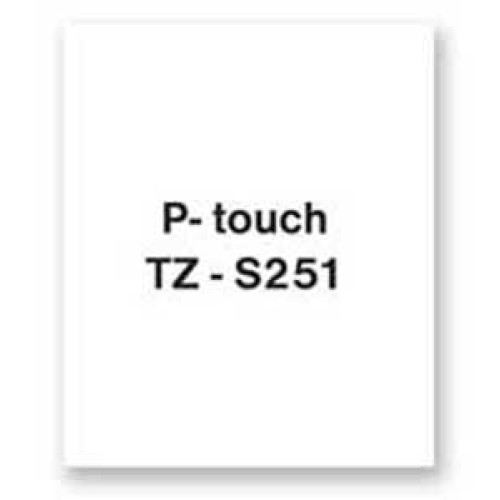 Samolepiaca páska Brother TZe-S251 24 mm biela/čierna Samolepiaca páska Brother TZe-S251 24 mm biela/čierna