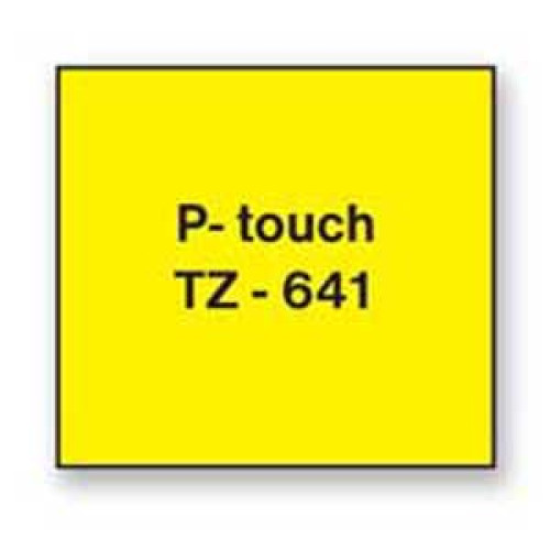 Samolepiaca páska Brother TZe-641 18 mm žltá/čierna