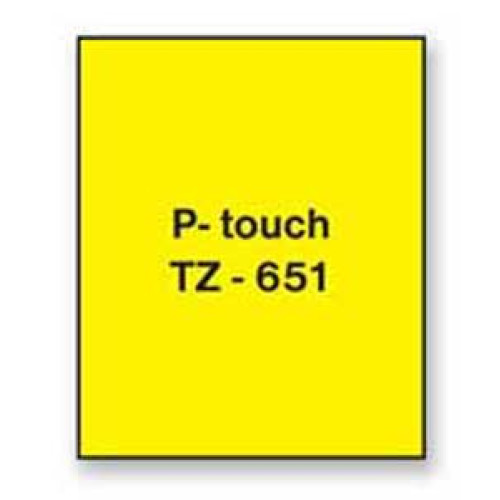 Samolepiaca páska Brother TZe-651 24 mm žltá/čierna