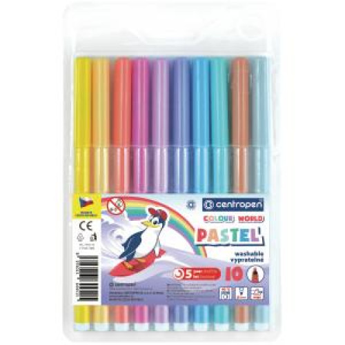 Sada popisovačov Centropen Pastel 7550/10S Sada popisovačov Centropen Pastel 7550/10S