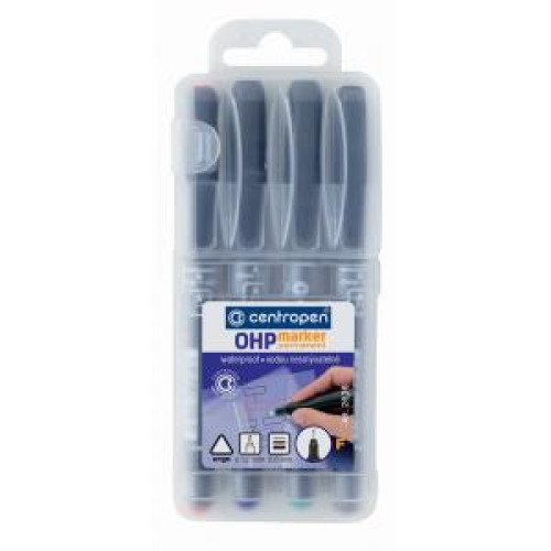 Sada popisovačov OHP Centropen 2636 F/4S Sada popisovačov OHP Centropen 2636 F/4S