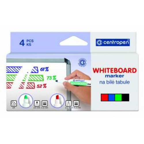 Sada popisovačov na tabule Centropen 8559/4S Sada popisovačov na tabule Centropen 8559/4S