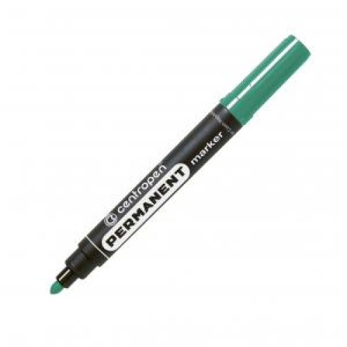 Permanentný popisovač Centropen 8566 zelený Permanentný popisovač Centropen 8566 zelený