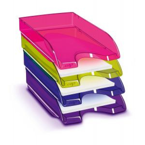 Odkladač CepPro Happy transparentný fialový Odkladač CepPro Happy transparentný fialový