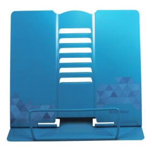 Stojan na knihy DONAU kovový pre mládež modrý Stojan na knihy DONAU kovový pre mládež modrý