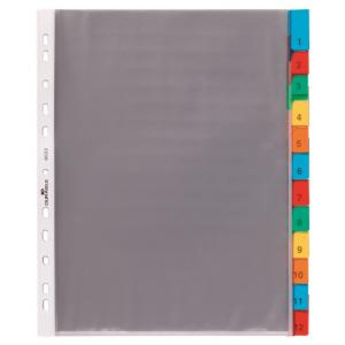 Euroobal DURABLE s indexami 1-12 Euroobal DURABLE s indexami 1-12