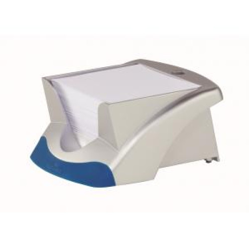 Stojan na poznámkový blok VEGAS strieborný/modrý Stojan na poznámkový blok VEGAS strieborný/modrý