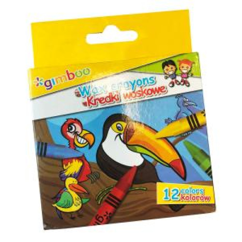 Voskovky 12 farieb Gimboo Voskovky 12 farieb Gimboo