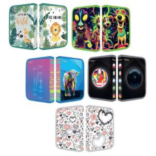 Peračník DONAU 1-zipsový 2-klopý plný mix motívov Peračník DONAU 1-zipsový 2-klopý plný mix motívov