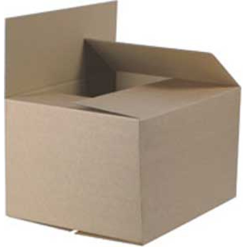 Krabica s klopou hnedá 410x320x250 mm