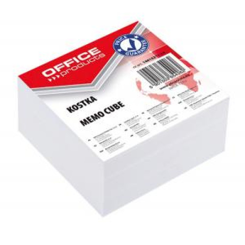 Blok kocka nelepená, 85x85x40 mm, biela Blok kocka nelepená, 85x85x40 mm, biela