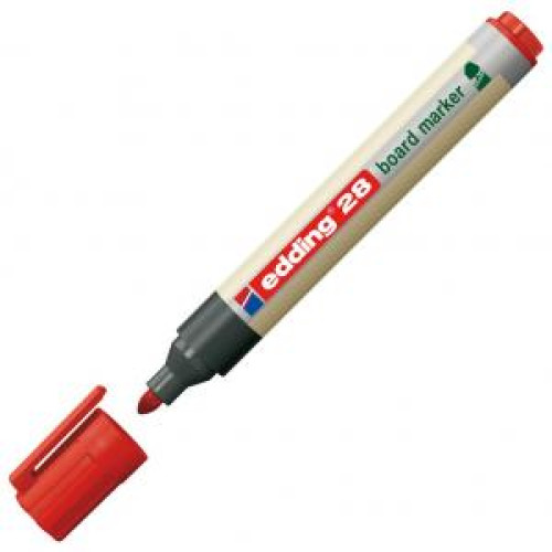 Popisovač na tabule edding 28 červený Popisovač na tabule edding 28 červený