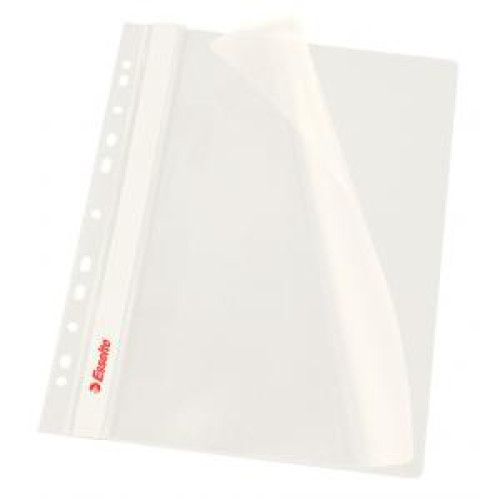 Rýchloviazač PVC s eurodierovaním Esselte VIVIDA biely Rýchloviazač PVC s eurodierovaním Esselte VIVIDA biely