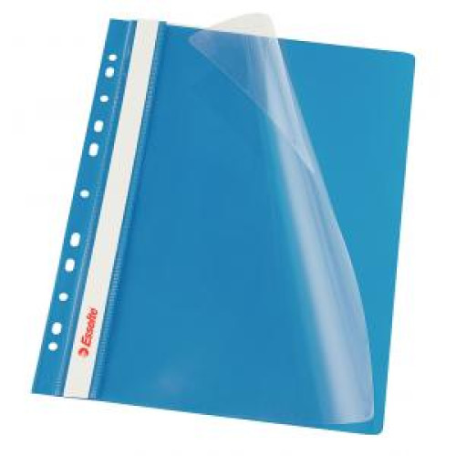 Rýchloviazač PVC s eurodierovaním Esselte VIVIDA modrý Rýchloviazač PVC s eurodierovaním Esselte VIVIDA modrý