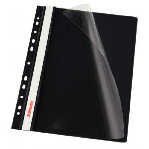 Rýchloviazač PVC s eurodierovaním Esselte VIVIDA čierny Rýchloviazač PVC s eurodierovaním Esselte VIVIDA čierny