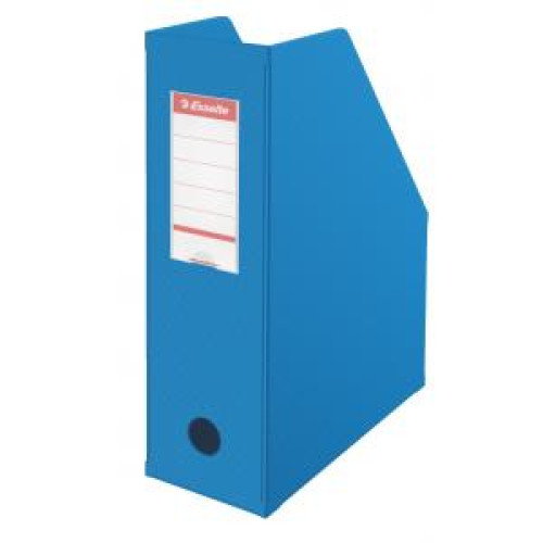 Stojan na časopisy Esselte VIVIDA 10cm modrý Stojan na časopisy Esselte VIVIDA 10cm modrý