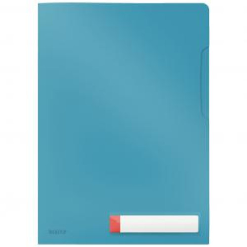 Obal L pevný Leitz Cosy A4 200mic kľudný modrý 3 ks Obal L pevný Leitz Cosy A4 200mic kľudný modrý 3 ks