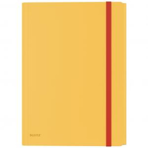 Plastový obal s gumičkou Leitz Cosy hebký s vnútorným vreckom teplý žltý Plastový obal s gumičkou Leitz Cosy hebký s vnútorným vreckom teplý žltý