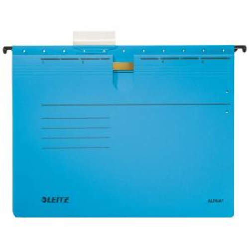 Závesný obal Leitz ALPHA s rýchloviazačom modrý Závesný obal Leitz ALPHA s rýchloviazačom modrý