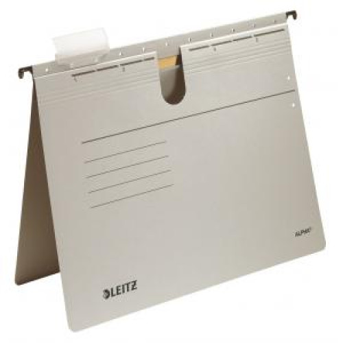 Závesný obal Leitz ALPHA s rýchloviazačom sivý Závesný obal Leitz ALPHA s rýchloviazačom sivý